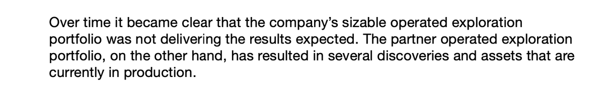 Chesapeake Marcellus JV in 2008. Talisman Eagle Ford JV in 2010. Equinor wanted to learn about shale from their JV partners, but wound up paying top dollar for University of Phoenix associates degrees. On the Gulf of Mexico, nonop performed and operated exploration did not. /4