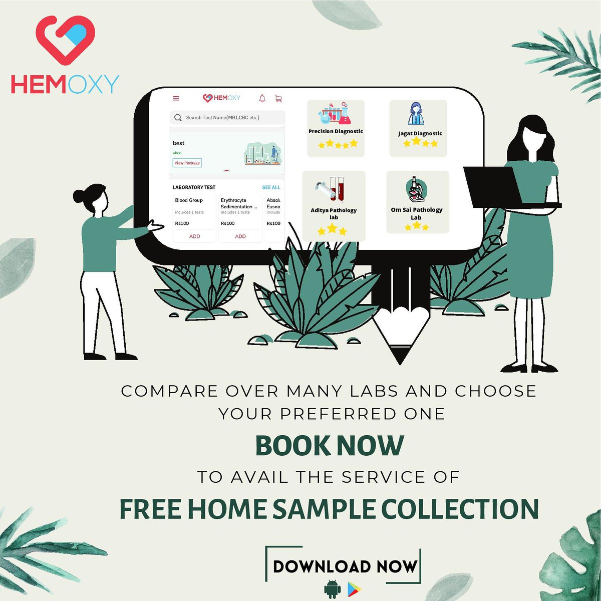 Hemoxy1's tweet photo. Compare over many labs and choose your preferred laboratory.
Book Now
To avail the service of Free Home Sample Collection

Download Hemoxy Application
Link in Bio

#onlinebloodsamplecollection  #laboratorynearby #hemoxy #homecollection #healthcare https://t.co/ZZhAL6WtDA