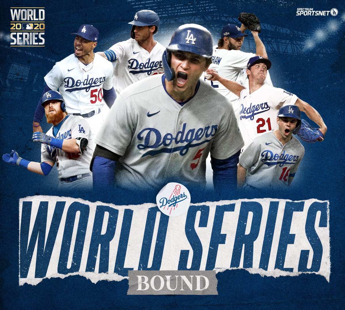 The #Dodgers are headed to the #WorldSeries! 🙌