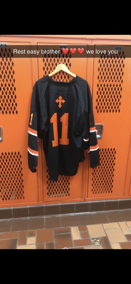 One year ago today, we lost a member of our family. Jack was an incredible teammate and person, and we miss him every day. We are so blessed to have known such a wonderful person, and we will cherish all of our memories with him forever. We love you, Jack. #JS11 🧡🖤🧡🖤