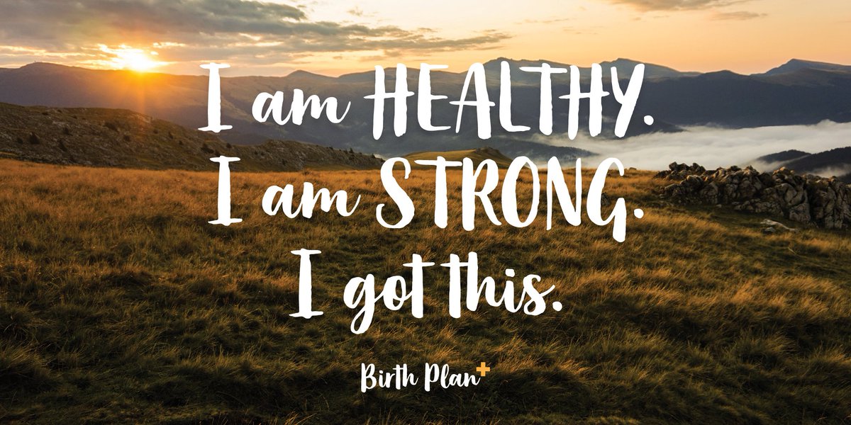 BirthPlanPlus's tweet image. Repeat after me: I am Healthy. I am Strong. I got this.

Yes, you are Mama. Daily affirmations train your brain to prepare for birth. 

#DailyBirthAffirmation #BirthPlanPlus #VisualAffirmation #pregnancy #affirmation #birthplanapp #thirdtrimester #pregnancy
