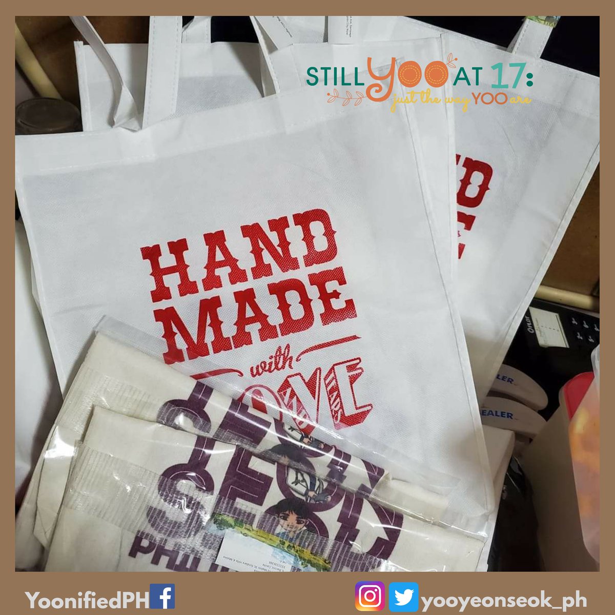  #StillYOOAt17 update: shipping team packing the first batch of orders  #YooYeonSeok  #Chilbong  #GuDongMae