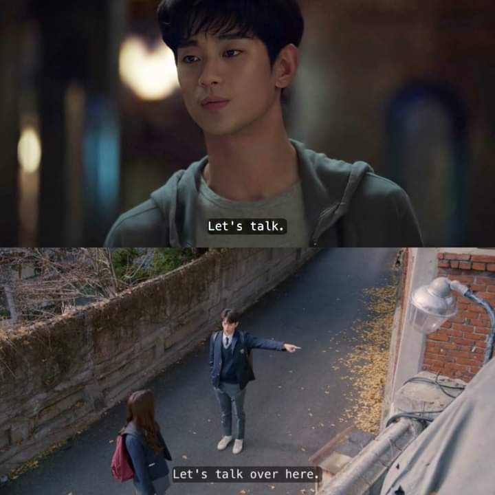 iamDaintyDaye's tweet image. Only K-drama fans understand what's happened here next 😂😂😂

#lovealarm #songkang #kimsohyun #ItsOkayToNotBeOkay #kimsoohyun #moongangtae #seoyeji #komunyeong
