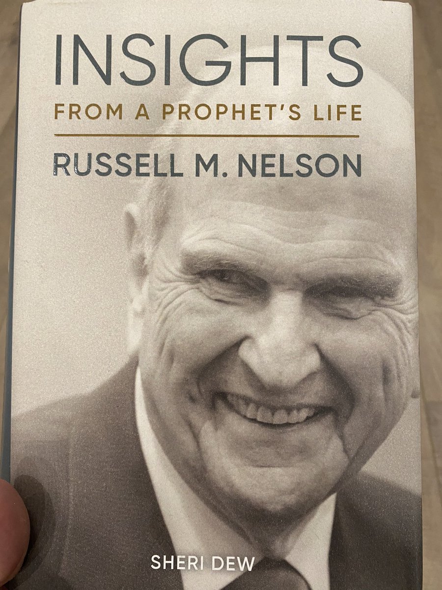 TylerMills86's tweet photo. Anyone looking for a good read I highly recommend “Insights from a Prophets Life” by Sheri Dew!  A fantastic book about an amazing man! https://t.co/OeG36pViTM