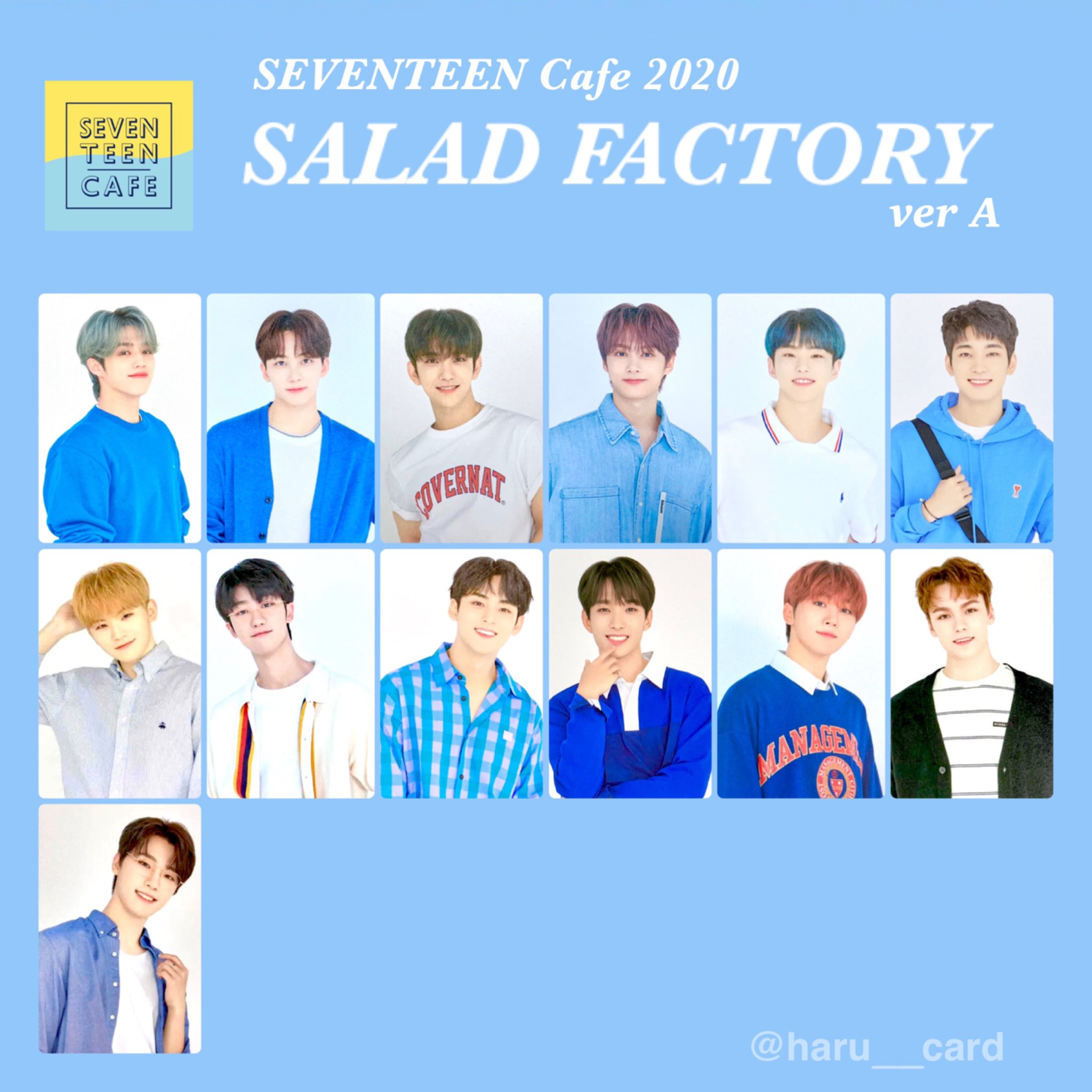 SEVENTEENカフェ2020 SALAD FACTORY in BOX CAFE8店8.7より開催