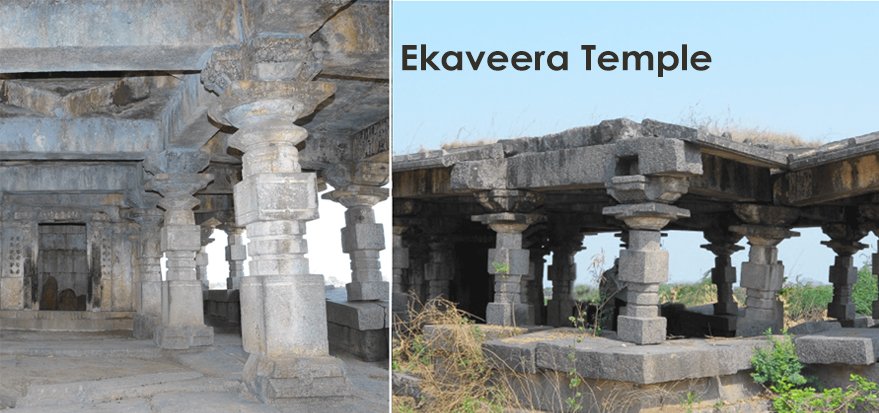 Explore this medieval era temple devoted to the Mother of #Parashurama. It is a typical Sandhara temple with inner pradakshina patha. #EkaveeraTemple #EllammaTemple #Kakatiya #Mogilicherla #WarangalHeritage #HeritageTelangana #Parashurama