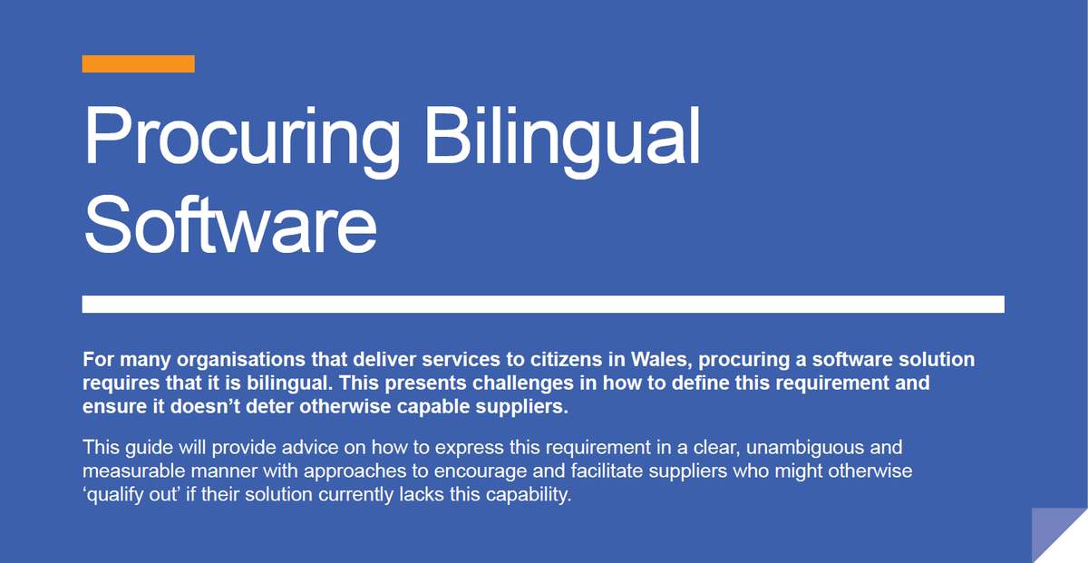 We're excited to launch <a href="/ProcurexLive/">Procurex</a> our guidance for 'Procuring Bilingual Software'. For an in-depth guide on procuring bilingual software &amp; web solutions with greater detail on how to specify requirements, please email: guidance@interceptorsolutions.com. #ProcurexWales