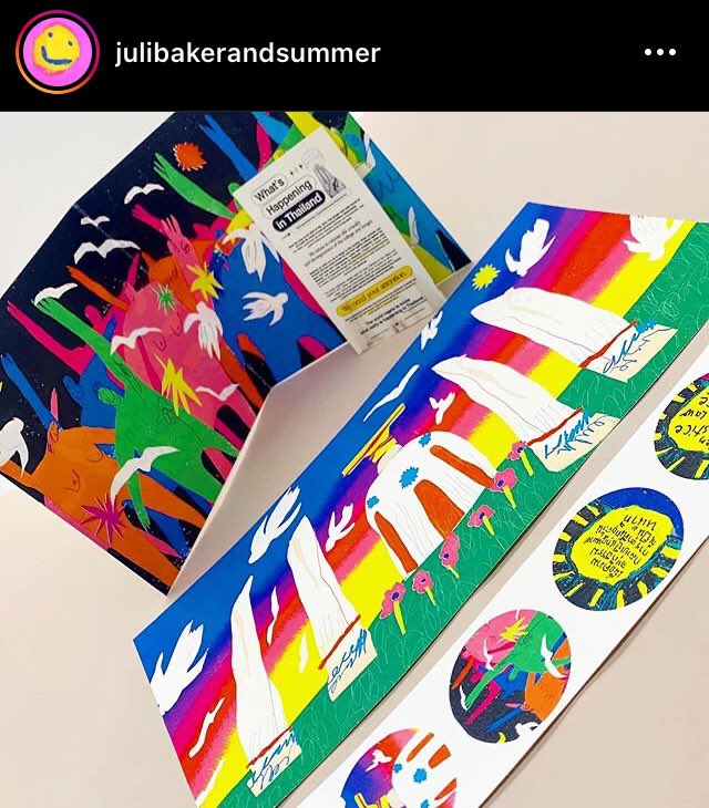 _hepe6's tweet photo. เราอยากชวนสนับสนุนงานของคุณ julibakerandsummer ด้วย ตอนนี้คุณเขาร่วมกับ spacebarzine ทำ zine ในราคา 112 บาท โดยรายได้หลังหักค่าใช้จ่ายจะสมทบทุนให้กับ ศูนย์ทนายเพื่อสิทธิมนุษยชนเพื่อช่วยเฟลือผู้ถูกจับกุมต่อไป https://t.co/KhB9ROnJEa