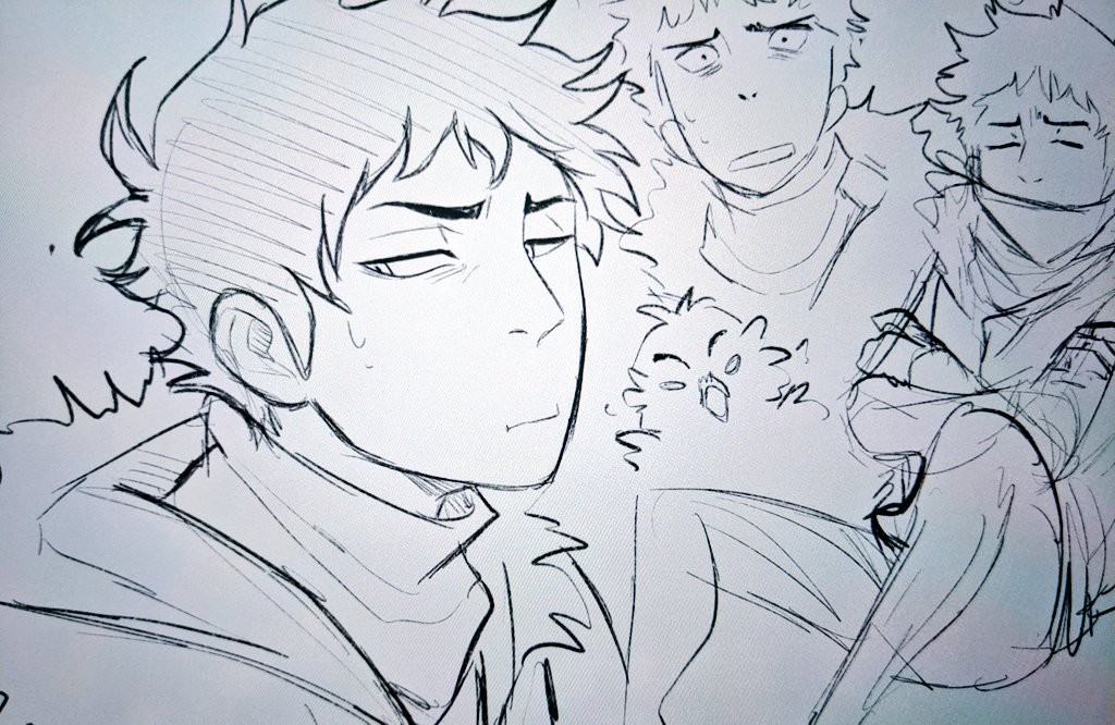 Doodlin Akaashi while I anxiously await my bloodwork appointment ??