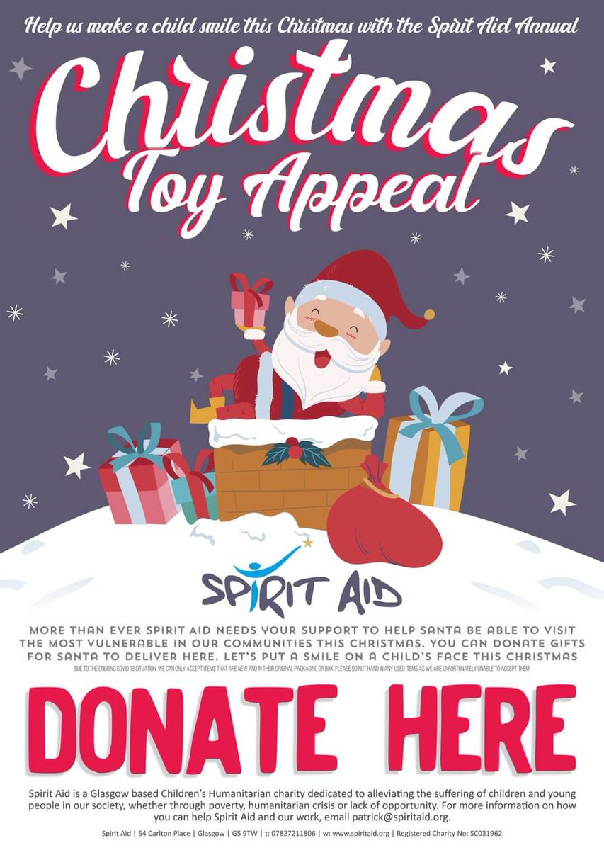 We are launching our annual toy &amp; food hamper appeal this week. You can get involved by donating at a collection point, setting up your own collection with work friends and family or donating to our just giving campaign. (See links in other tweets).