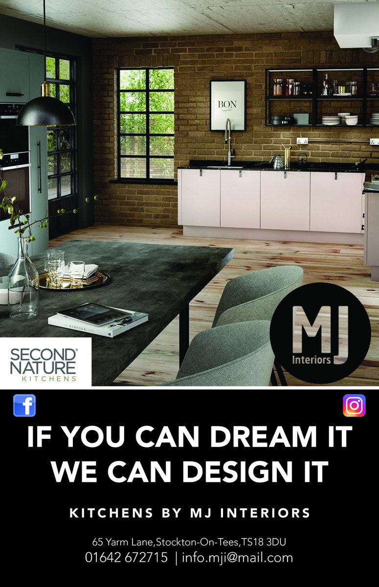 Just one of the #Local businesses featured in #MyLocalMagazine

MJ Interiors kitchens, in Stockton can create a gorgeous bespoke kitchen, just for you! The whole process is covered... from the initial design to installation. 

What a striking #advert!  @mjinteriorskit