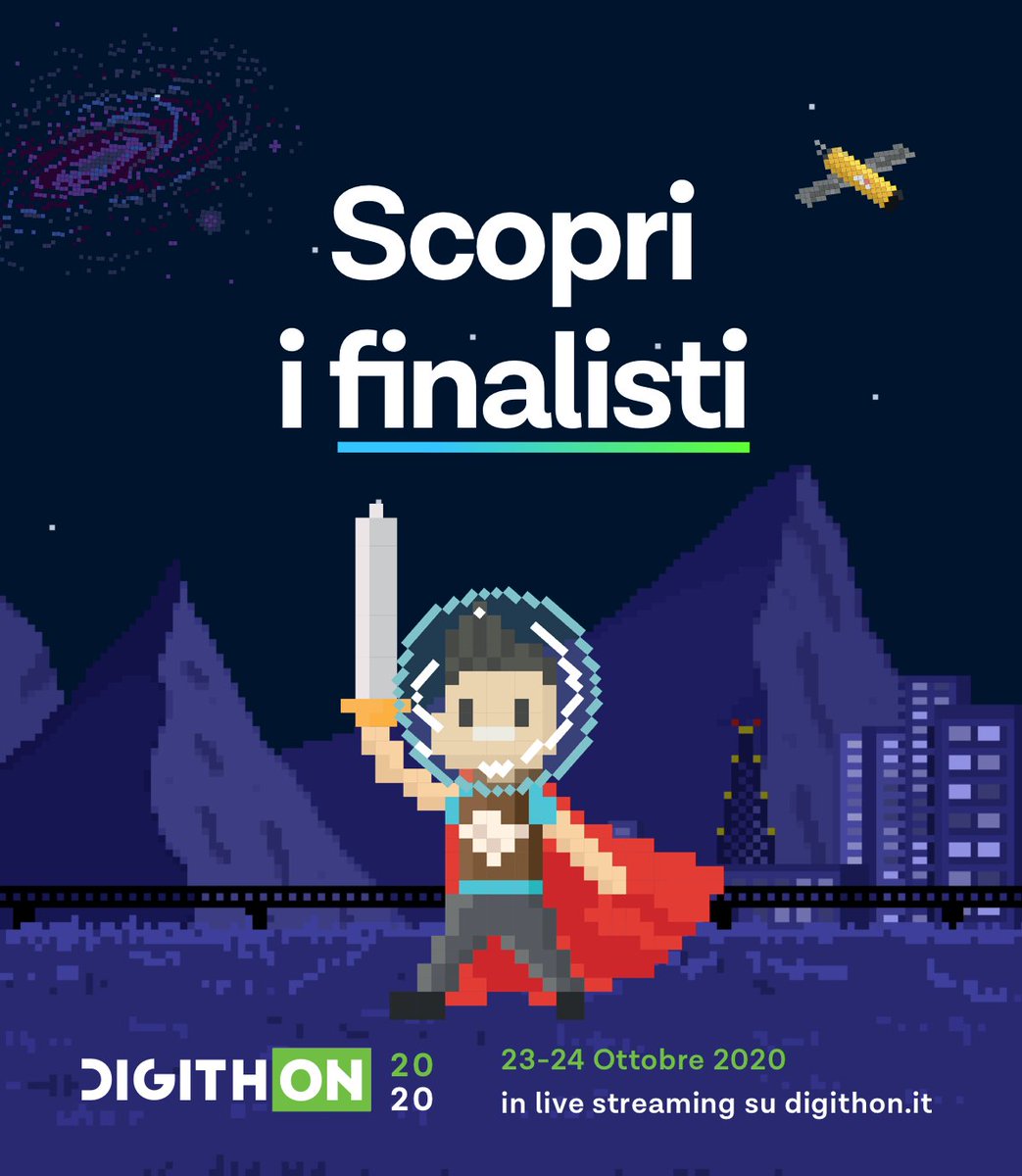 digith_on's tweet image. 📌ECCO I NOMI DEI FINALISTI: 
da oggi  è disponibile sul sito 👉🏻digithon.it l'elenco dei progetti ammessi alla maratona DigithON 2020 del 23 e 24 ottobre 2020. 💪🏻💪🏻

#roadtoDigithON 🚀
#dONtStopMeNow