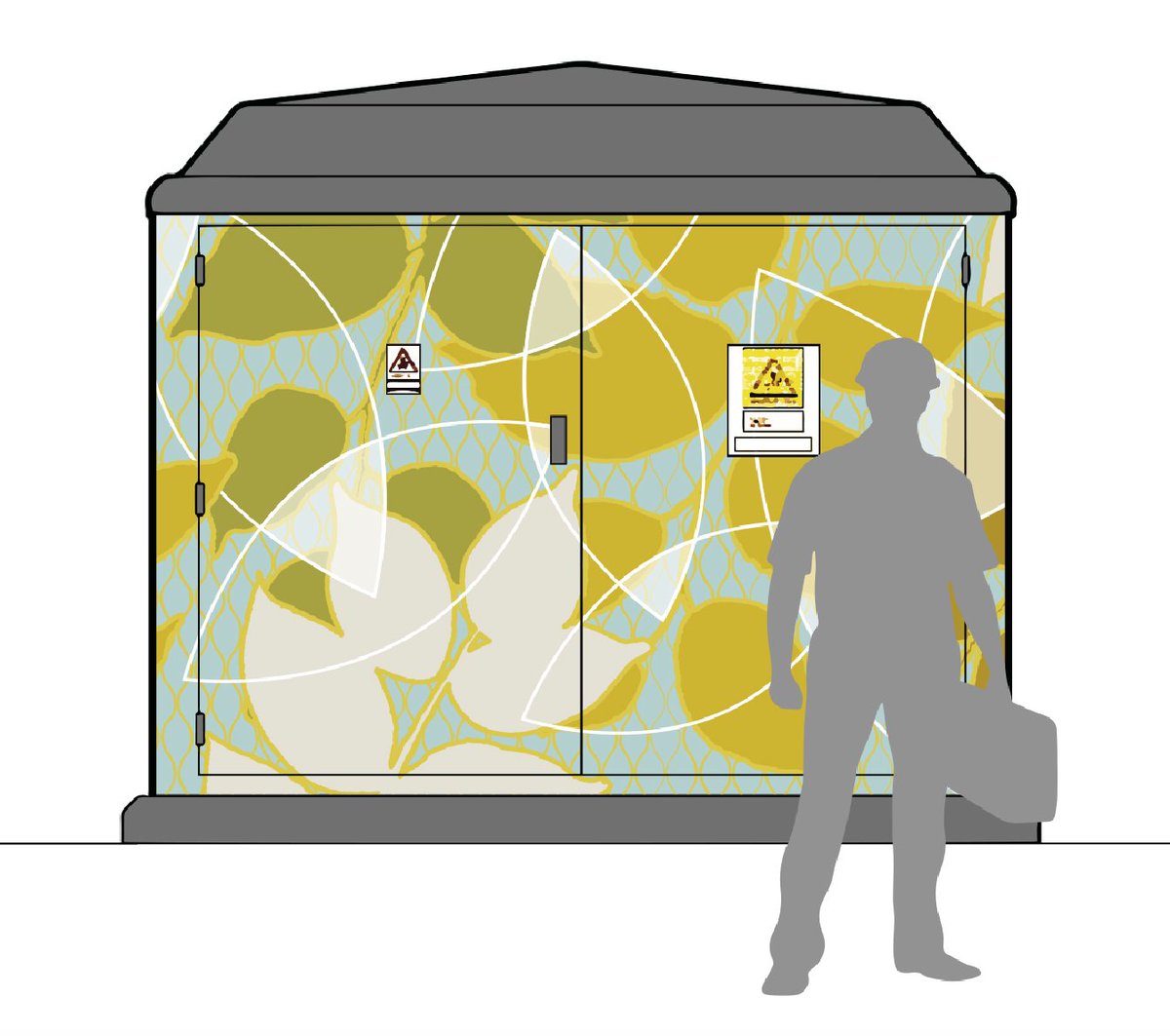 Recently completed project for the substation at the Panorama development in Ashford. #panoramaashford #emmadoveart #substationart <a href="/chrisdixonworks/">Chris Dixon</a> <a href="/Holder_Mathias/">@Holder_Mathias</a> <a href="/LionLogos/">LION LOGOS</a>