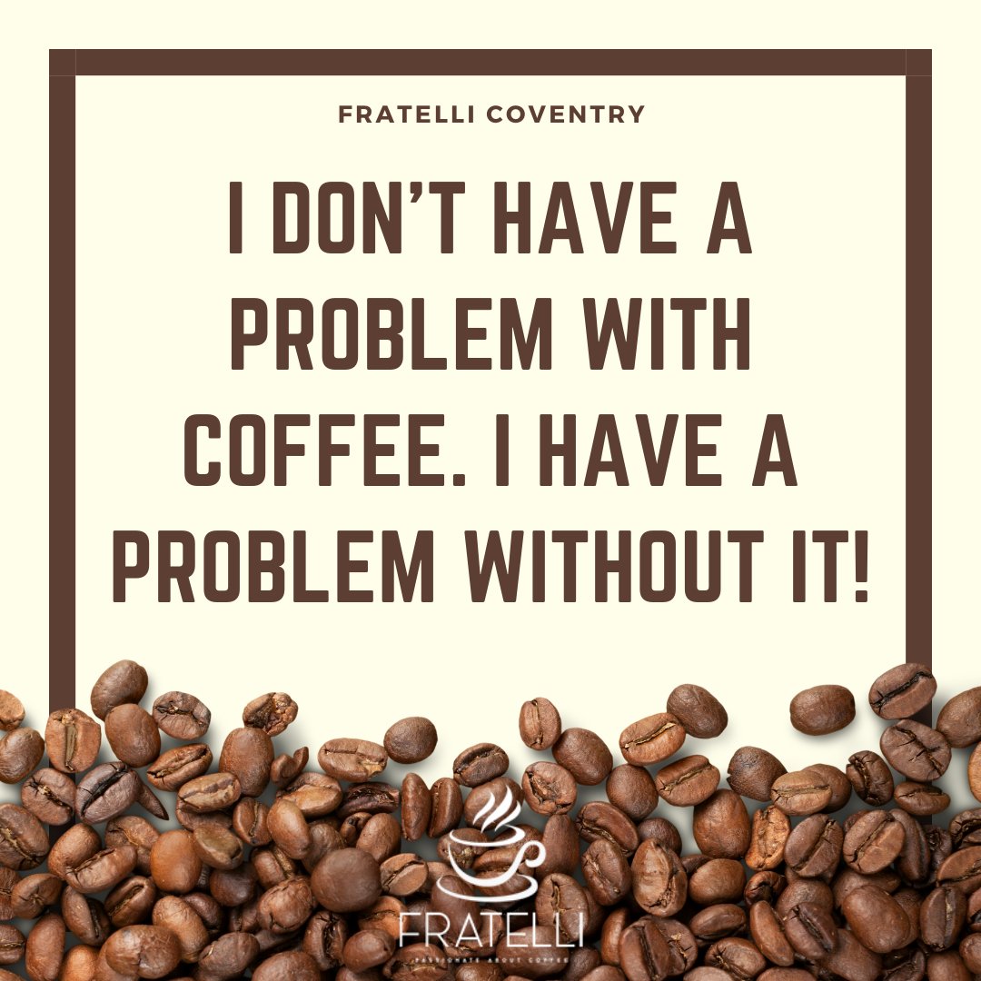 ☕️Happy Monday!☕️

Don't forget our offer of 2 for 1 on hot drinks between 2pm - 6pm each day.

#fratelli #coffee #coventry