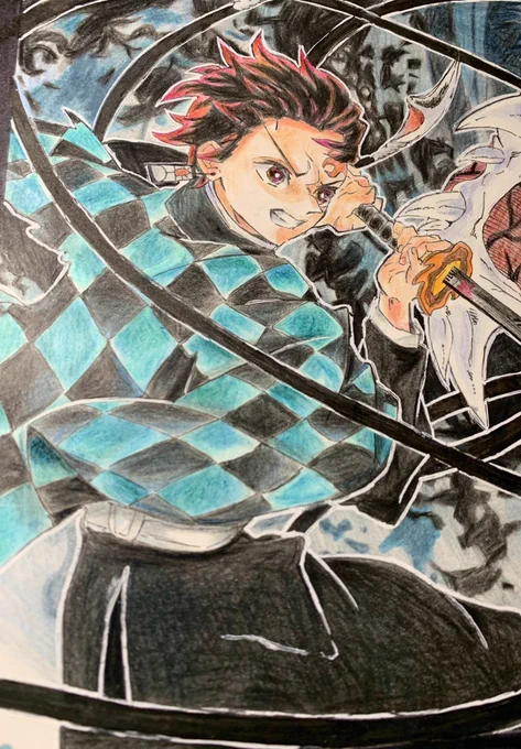 ー最終決戦ー
色鉛筆で描きました
#模写 #色鉛筆 #鬼滅の刃 