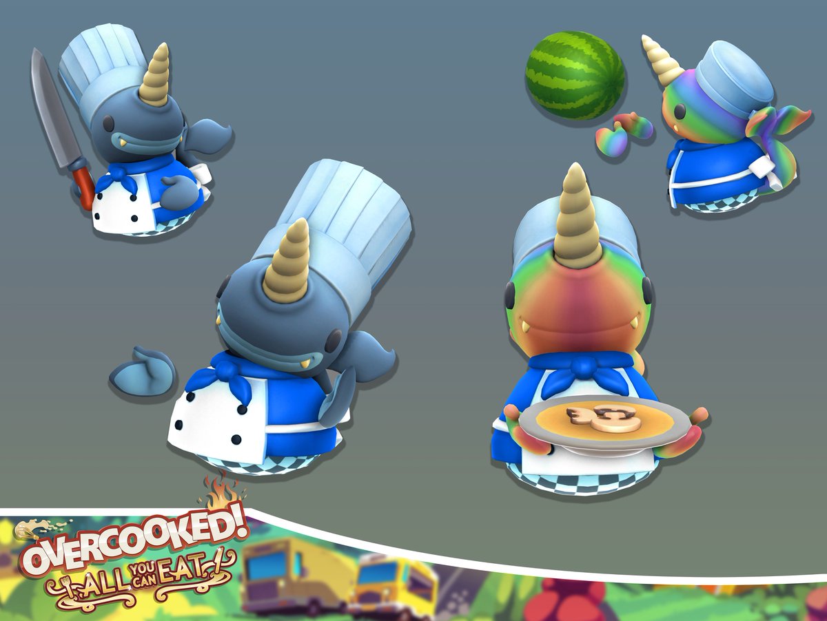 Overcooked On Twitter You Want Mooorrrrre Ok Just One More Bite And What Could Be A Sweeter Way To Round Off Our Overcooked All You Can Eat Character Skin Tease Than