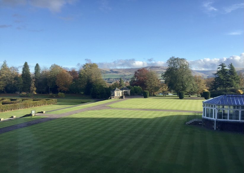 Two years ago today I had this view from my room at the wonderful Gleneagles Hotel, Scotland 😍 #holidaymemories