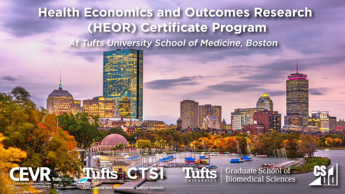 New Happenings: <a href="/TuftsCTSI/">tuftsctsi</a> &amp; <a href="/TuftsCEVR/">CEVR</a> Health #Economics &amp; Outcomes #Research (#HEOR) Certificate Program; #AsianHealth Symposium; Scientific #ManuscriptWriting Workshops - mailchi.mp/010cf42eff8b/h…