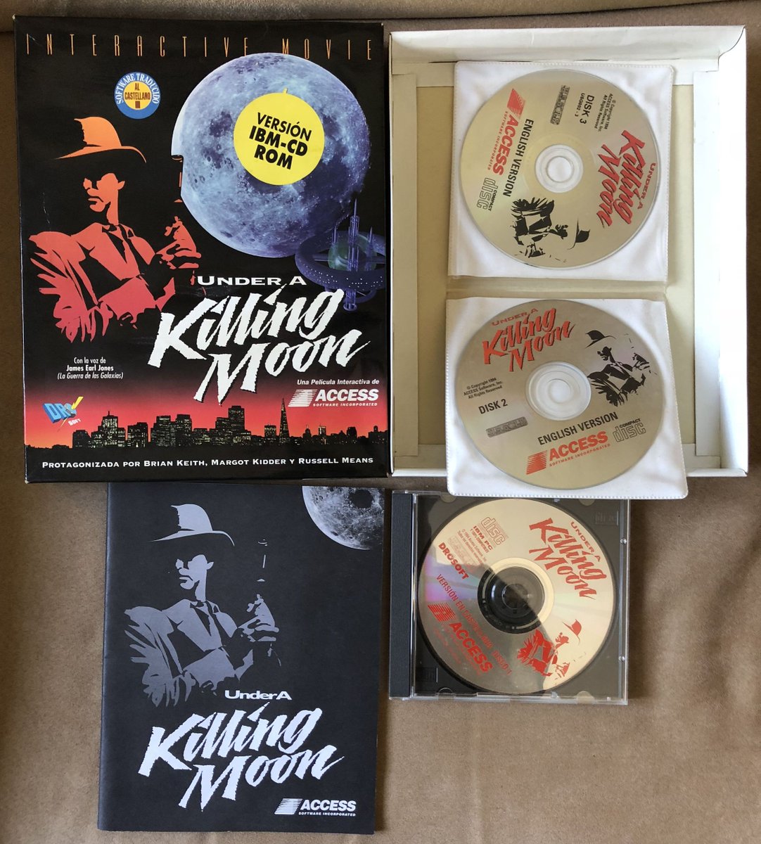 kelmer44's tweet photo. Tex Murphy's Under a Killing Moon (Access Software, 1994) #aventuraaldia #retrogaming #adventuregames #AccessSoftware #texmurphy https://t.co/aiLvJJ0oin