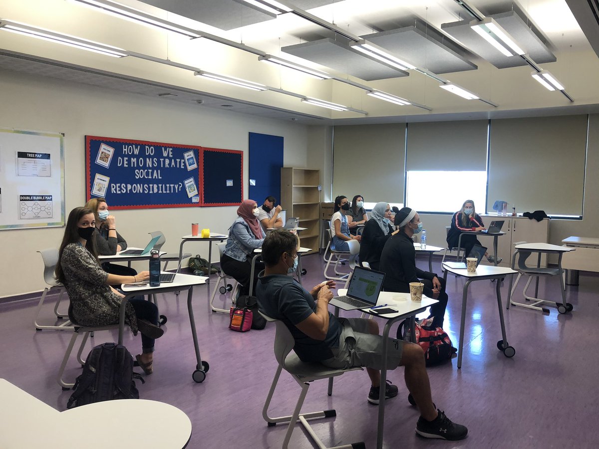 DaaMiddle's tweet photo. Wonderful morning of PD as we integrate and celebrate diversity in our curriculum and arm our teachers with more tips and tricks to continually update their skills 💪 #growthmindset #diversity #foreverlearning #daamiddle #stuckinthemiddle #gemsdaa @gems_daa @nearpod @PearDeck https://t.co/UAWxbO75ay