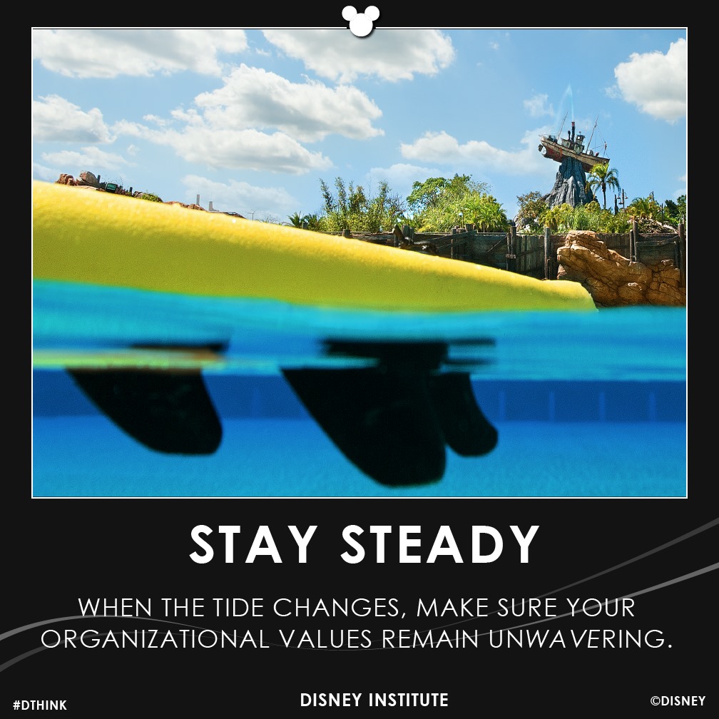 jjpball's tweet photo. It's @DisneyInstitute Monday! The tide has changed many times lately. How does your organization remain steady and focused? #Dthink #Leadership https://t.co/csvaV2dbd5