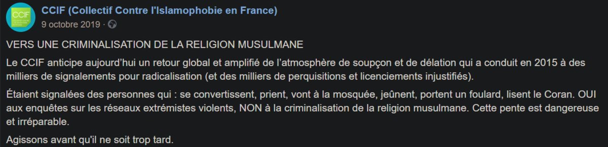 Un message d'alerte pour susciter la peur :« Agissons avant qu'il ne soit trop tard »."Délation", "criminalisation", corrélation fallacieuse, pente glissante… La  #désinformation dans les médias (dont les réseaux sociaux) est une stratégie centrale. Commentaire de la vidéo