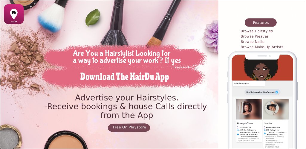 AppHair's tweet photo. @KZengwe Get bookings and house calls directly on the APP.  DOWNLOAD &amp; TRY IT, it's free
This App can have a significant impact on your hair business. 
HairStylists/Dressers’s App : https://t.co/Hzxiw0hTTH
Customer App: https://t.co/w2eiMlvJSE https://t.co/FbaJ4312O4