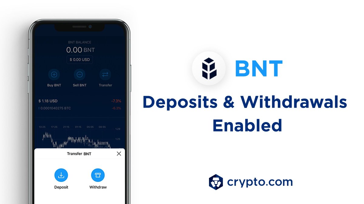 Attention #BNT community, deposits and withdrawals of $BNT are now enabled  on the https://t.co/vCNztABJoG App. @Bancor