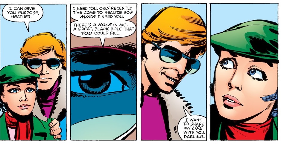 And finally, Matt proposes to Heather. But this story is not over yet. We'll see each other soon, then.Daredevil Vol 1 #183June, 1982