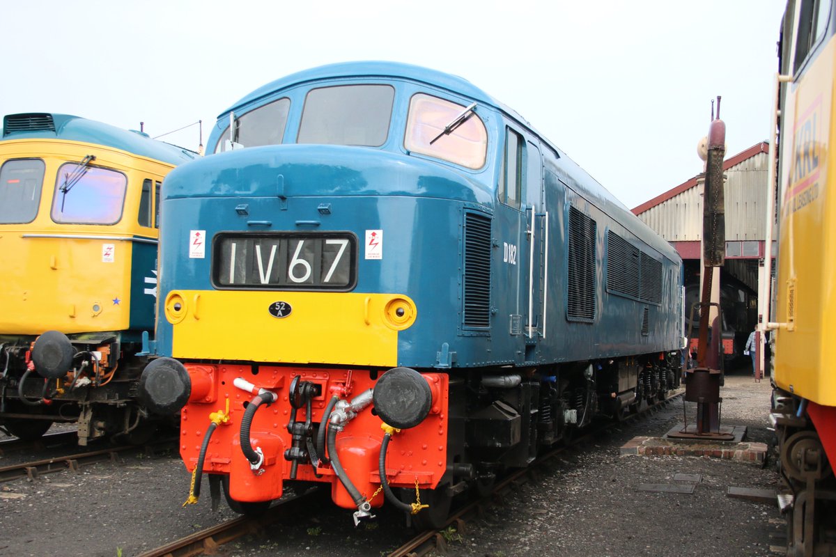beeranddiesels's tweet image. Class 46 D182 at the Didcot Diesel Gala in May 2016. @DidcotRailwayC #Class46