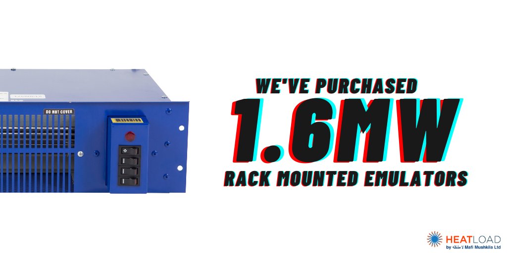 HeatLoadCoUk's tweet image. We&apos;ve increased our rental fleet of rack mounted #ServerEmulators by 1.6MW!

#LoadTesting #LoadBanks #HeatLoad #DataCentres #Commissioning #DataCenters