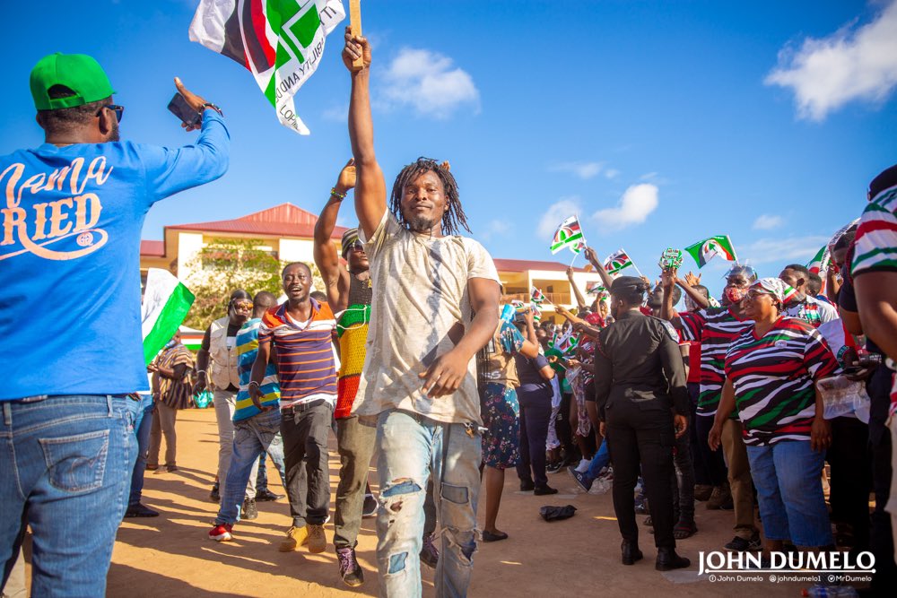 MP Aspirant for Ayawaso West Wuogon, John Dumelo attracted a mammoth crowd after he mounted the podium over the weekend at the launch of his campaign to contest for the seat in the constituency. 