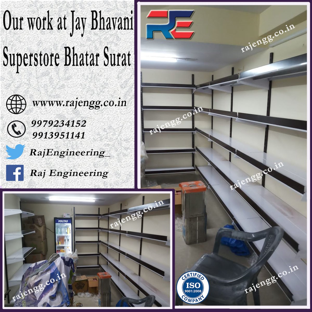 RajEngineering_'s tweet photo. #rajengineering #manufacturers #Suppliers #best #olx #facebook #displayracks #storageracks #ideal #customer #consumer #Showroom #Supermarket #advertising #business #twitter #Google #Surat #Ankleswar #Bharuch #Valsad #Vapi #Bardoli  #Pardi #Navsari #Baroda #Hazira #Gujarat #India https://t.co/h3QqX5FSBc
