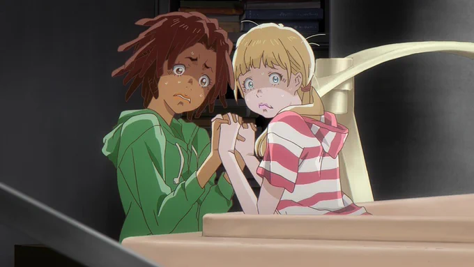 @sacsilo I also want to share Carole from Carole and Tuesday! Director Shinichiro Watanabe cares a lot about skin color in characters and you can definitely see it in this anime! Even all the bg characters have a wide diversity of appearances! 