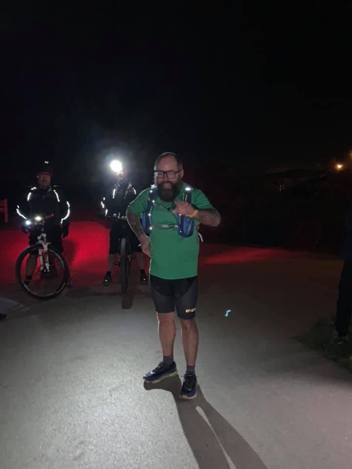 Congratulations to our own IronMan Pugs. Couldn’t get to Portugal for his event so did his own for Charity. Swim 2.4; Cycle 112; Run 26.2: On his own. #Legend #oneofourown
#henfieldjoggers