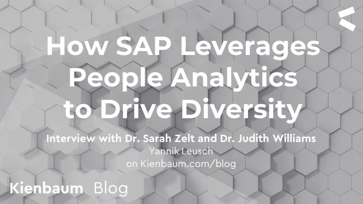 KienbaumConsult's tweet photo. 🔎How can #PeopleAnalytics contribute to a more diverse, inclusive &amp; fair working environment? 
💬 Yannik Leusch has discussed this question with Dr. @Sarah_Zelt &amp; Dr. @judithmwilliams from @SAP.
👉Read the #interview:
📍https://t.co/ApSzIoHRFI
#DataDrivenHR #Inclusion #Diversity https://t.co/l8iweNoprN