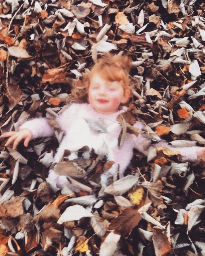 doorstepmcr's tweet photo. Good morning doorsteppers! 
 I found this picture on my Facebook memories and thought I’d share it with you. I remember the pure elation and afternoon of fun we had, just with a massive pile of leaves. Tag us in your pics
#ditchthedevice #autumnvibes🍁 #autumn #onyourdoorstepmcr https://t.co/J099NVltd7