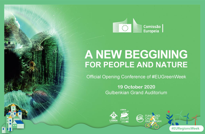 EUinmyRegion's tweet photo. Let's join the official opening of the 2020 #EUGreenWeek today as we start the #GreenWeek of the #EURegionsWeek!🌱

📢This morning, we'll focus on global #biodiversity and discuss solutions for a biodiverse and equitable world, with Commissioners @VSinkevicius &amp; @ElisaFerreiraEC. https://t.co/w1l7gtZjGk