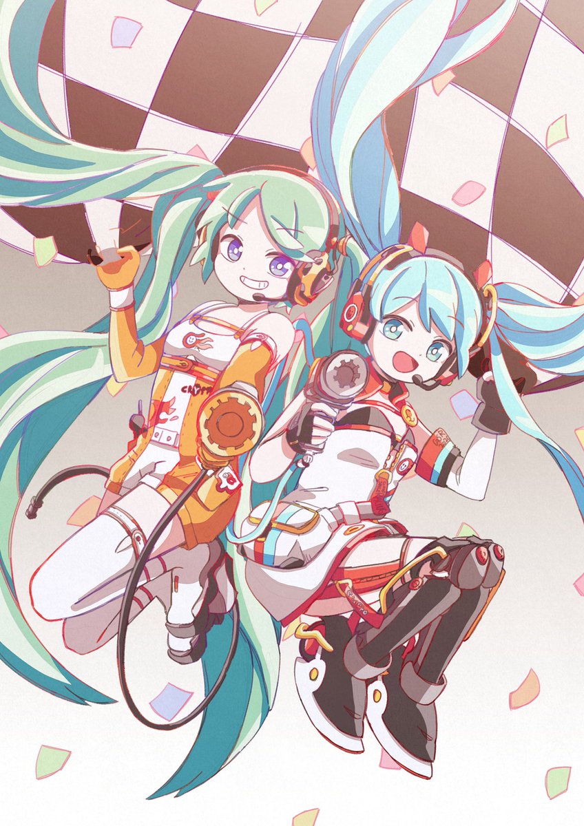 初音ミク ,レーシングミク 「https://t.co/CoVOTsJkQo 」|☀ソミン / seominのイラスト