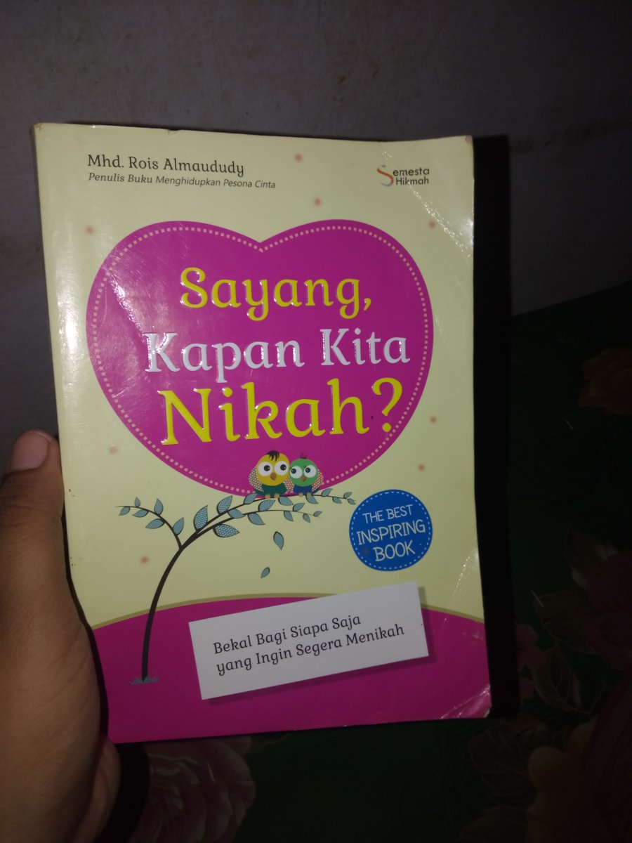 DeviAnggrainiS4's tweet photo. Kuyyy baca bareng🤗😍

#nikahmuda #nikah #akad #menikah https://t.co/H9PNPVRwXE