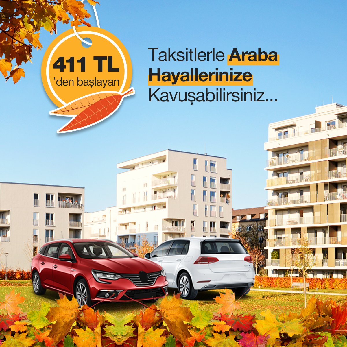 destekevim's tweet photo. Bu sonbahar da ev ve araba hayalleriniz son bulmasın! Destekevim ile 833 TL’den başlayan taksitlerle ev sahibi olabilir, 411 TL’den başlayan taksitlerle araba hayallerinize kavuşabilirsiniz… #destekevim
#faizsiz #peşinatsız #kredisiz #konut #ev #araba #destekleev #desteklearaba https://t.co/joJBt5W9f5