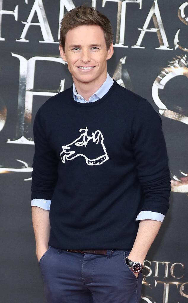 Eddie Redmayne, I'm convinced of it, simply loves to roll his sleeves up.