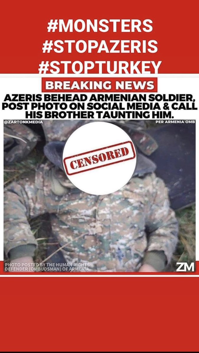 ManYepremyan92's tweet image. #TerroristAliyev #MurdererErdoghan #StopAzerbaijainiAggression #HitlerErdoghan #PuppetAliyev World #StopThem ❗️