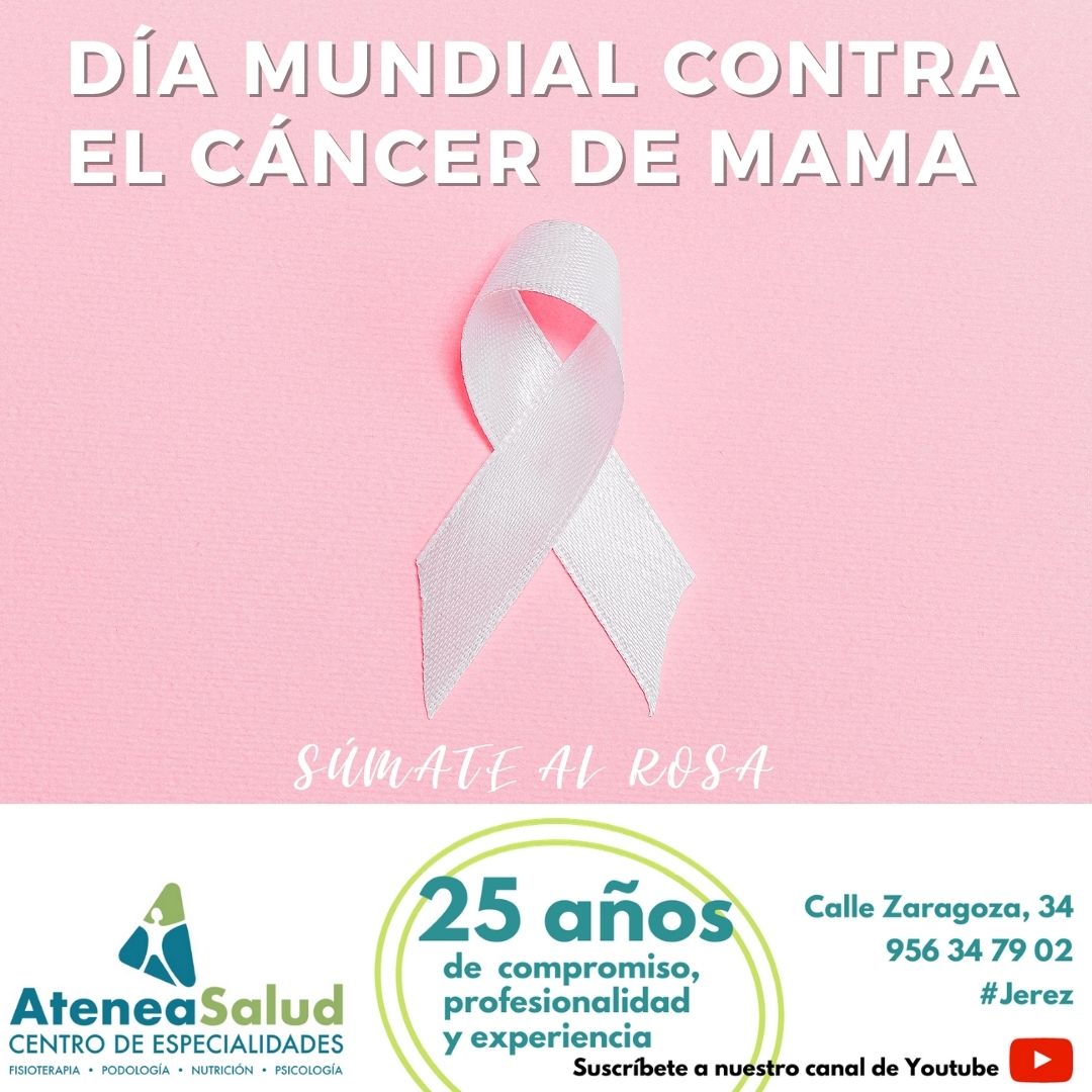 Hoy 19 de octubre nos sumamos al rosa en El Día Mundial Contra el Cáncer de Mama.
Desde Atenea Salud mandamos nuestro mayor apoyo a todas las luchadoras. #EstamosContigo
#UnLazoQueNosUne
 #Cuídate
#DíaMundialContraElCáncerDeMama