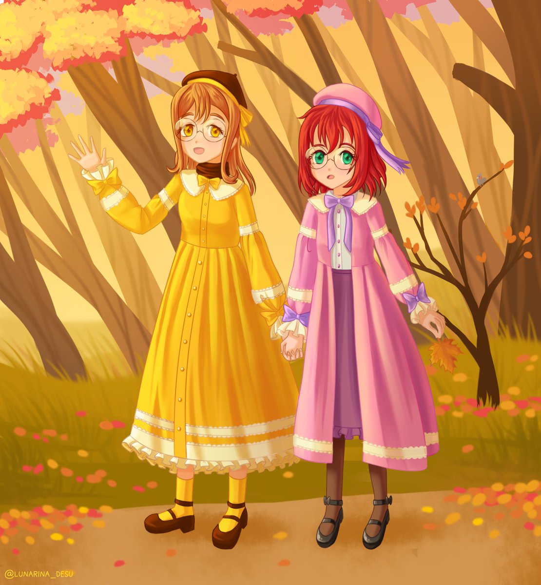 ichigokakaku's tweet photo. #Love_Live_Sunshine #Kurosawa_Ruby #Kunikida_Hanamaru https://t.co/3gMou2nBKY