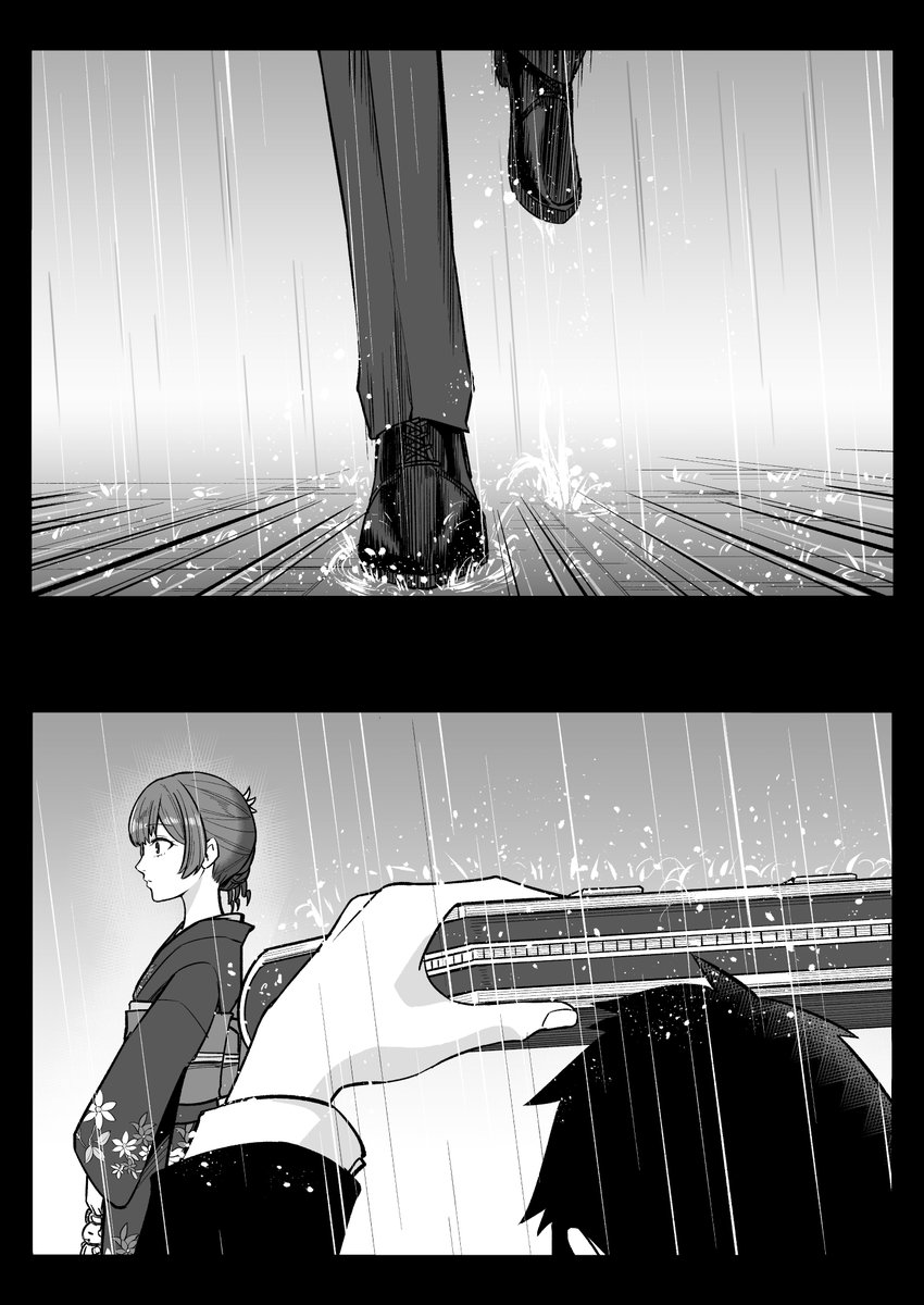 デートの雨 それはメルヘン hard rain
彼氏を待ったり 彼に出会ったり
#シャニマス
#杜野凛世生誕祭2020 