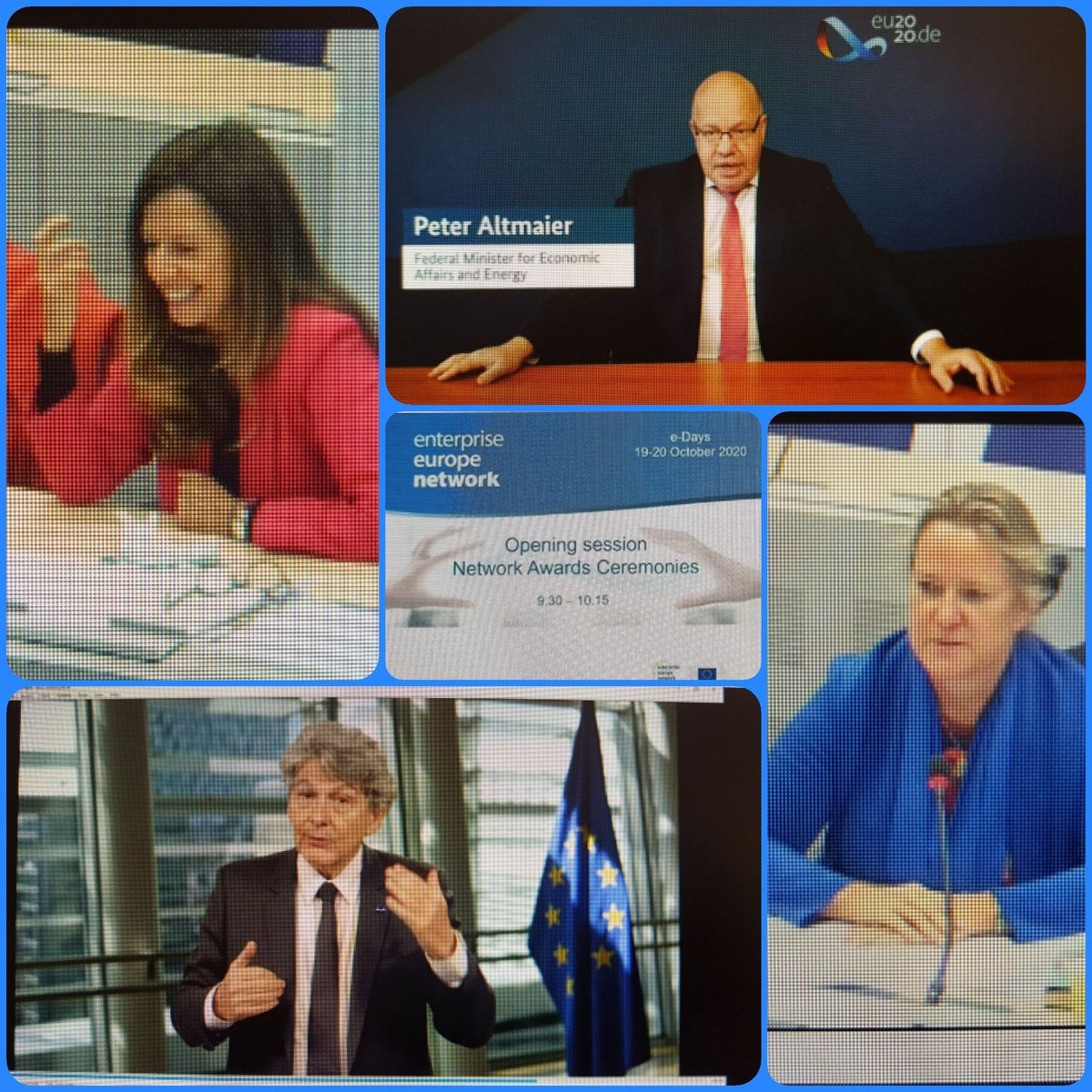 EEN_Deutschland's tweet photo. EEN-E-Days just started with opening words from @peteraltmaier and @ThierryBreton strengthening the role of the Enterprise Europe Network for small and medium sized companies in #Europe. 

#EENCanHelp

@EU_EASME 
@EEN_EU 
@EU_Growth 
@ZIM_BMWi 
#EEN_Deutschland https://t.co/QSbPAV6Ln2