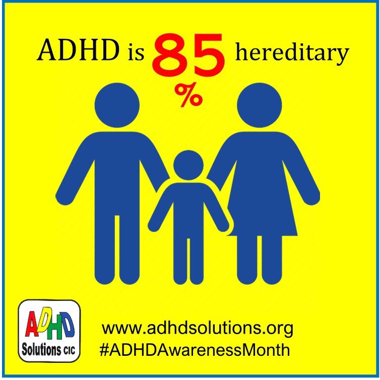 We don’t choose what genes we pass on to our children. We have twins where one has ADHD and one has no traits whatsoever. But who better to understand a child with ADHD than someone who has it themselves? #adhd #ADHDAwarenessMonth #adhdsolutions