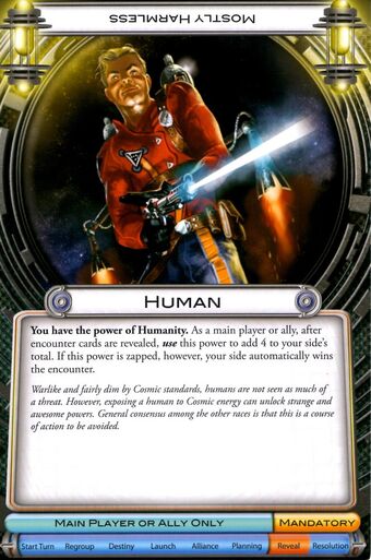 Humans in Cosmic Encounter