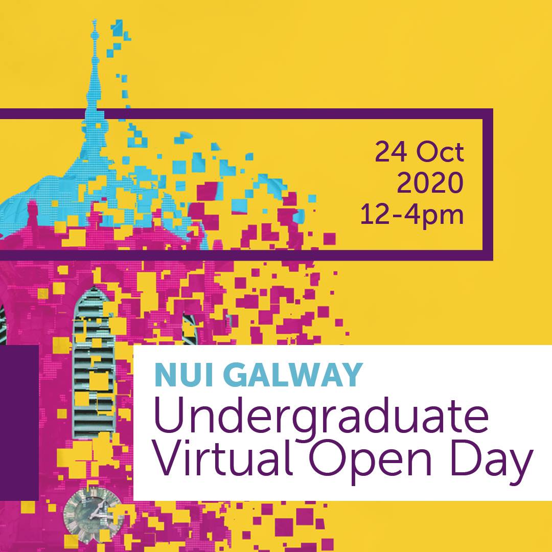 Looking forward to joining NUI Galway this Saturday, 24th October for their Undergraduate Virtual Open Day.
Register Now: nuigalway.ie/opendays #UniversityLearning #AccreditedCourses #CAO2021